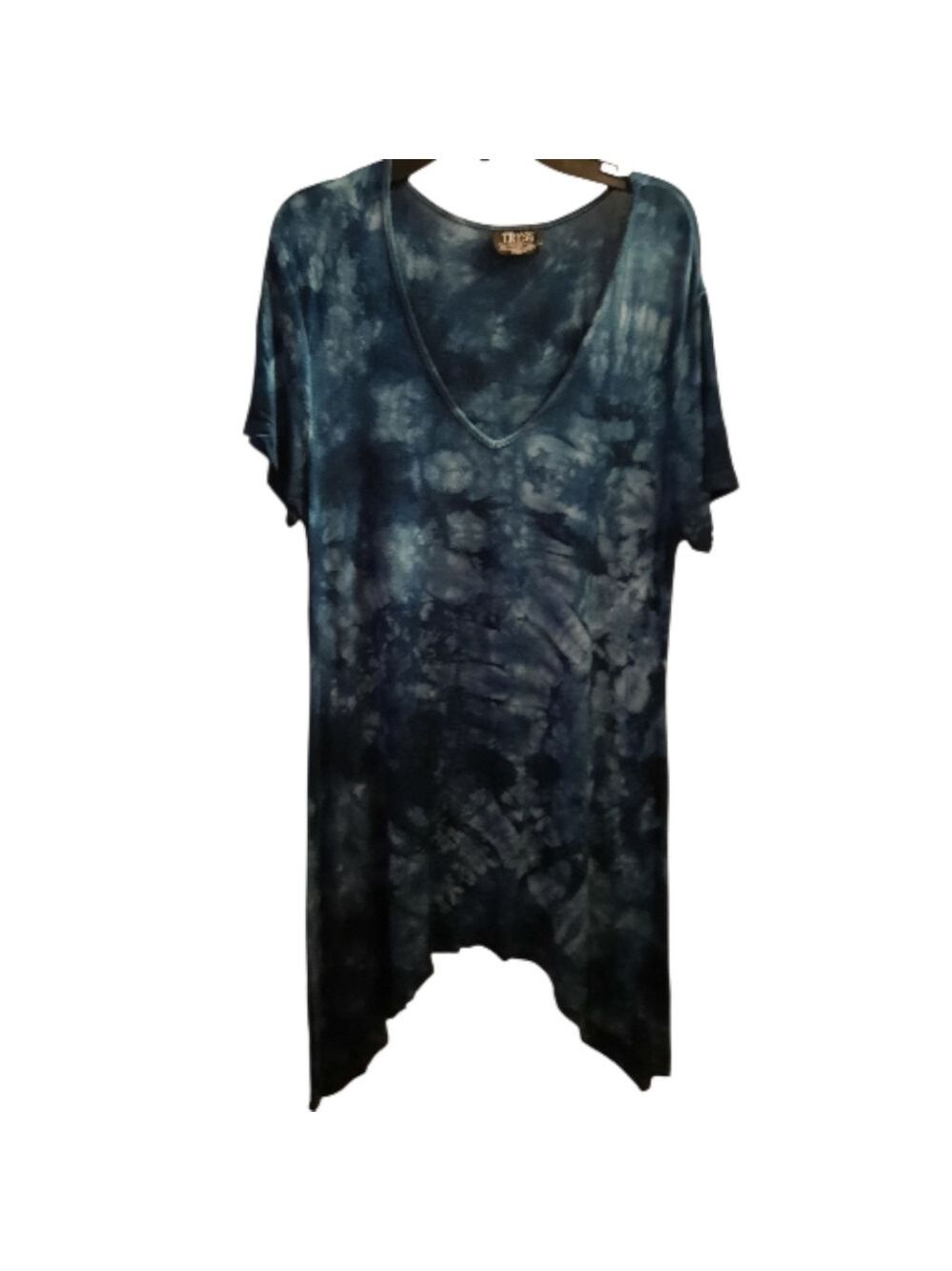 Tryst by Matthew Tie Dyed Tunic Top Size Medium